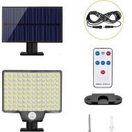 Solárne vonkajšie 106 LED COB osvetlenie, IP65, pohybový senzor