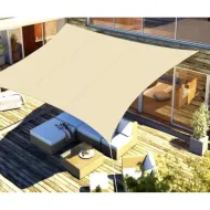 Tieniaca plachta proti slnku 4x3m - béžová Gardlov 23144