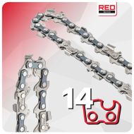 RED TECHNIC RTPR0161 vodiaca lišta 4", 2× reťaz
