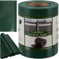 Plotová tieniaca fólia 19 cm x 35 m, 450g/m2, zelená Gardlov 23699