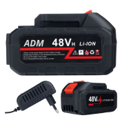 Akumulátorový elektrický fukár / vysávač výkonný 48V dve batérie ADM2055