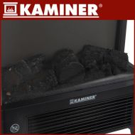Elektrický krb KAMINER EMBEGO 2000 W s plameňovým efektom