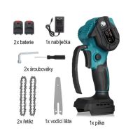 AKU Elektrická ručná pílka Bombex + Náhradná batéria + Náhradná reťaz