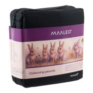 Umelecká sada Maaleo 26519 – 120 farebné pastelky + skicák + kniha kreslenia + puzdro na zips