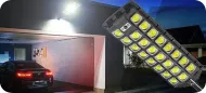 Pouličná solárna lampa s pohybovým senzorom 600 LED 2000W