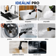ADM7104 Prenosný parný čistič 2500 W so 6 nadstavcami