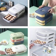Nádoba na uskladnenie vajec EggBox - Biela