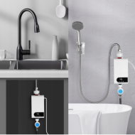 ADM2228 Beztlakový prietokový elektrický ohrievač vody 3500 W s digitálnym LED displejom