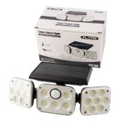 3-modulová solárna lampa s pohybovým čidlom 114 LED