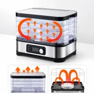 RC-K-2491 Sušička potravín 400 W, 35-70 ° C, 5 poschodí, časovač