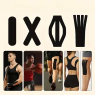 Kinesio Tejp 5 m × 5 cm - Čierna - KINESIOLOGY TAPE
