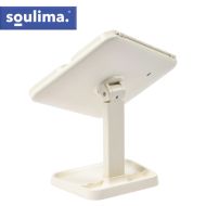Kozmetické zrkadlo LED, 3x zväčšenie, 600 mAh, krémovo biela LED Soulima 26952