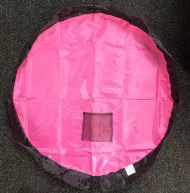Vak na hračky ružový - priemer 80cm