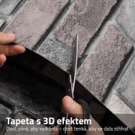 Tapeta v rolke 280 x 50cm - šedá tehla
