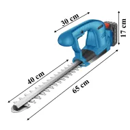 Aku nožnice na živý plot 21V RC-K-2312 + 2× batéria 3Ah