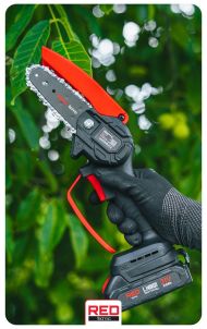 RED TECHNIC RTPR0161 vodiaca lišta 4", 2× reťaz