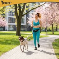 PURLOV 24689 bežecké vodítko s ľadvinkou reflexné 2 m, do 50 kg