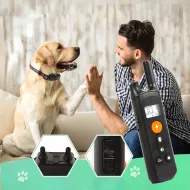Elektrický výcvikový obojok pre psa RC-K-1337 - vodeodolný, dosah 800 m