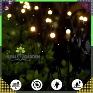 2× Solárna záhradná LED lampa Firefly so súmrakovým senzorom RC-K-1286