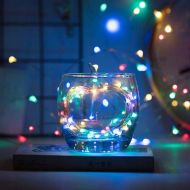 Svetelná reťaz 100LED - 10m na 3XAA - RGB