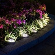 8 LED solárne záhradné svetlo - 4ks