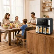 Teplovzdušná fritéza Air Fryer RC-K-2367, 8 l, 2000 W, 2 koše