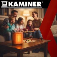 Keramický ohrievač KAMINER LUMNI PTC 1500 W