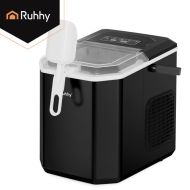 Ruhhy 27708 Výrobník ľadu 1,2 l čierny – 12 kg ľadu za 24 hodín