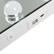Kozmetické zrkadlo Soulima 108 LED 80×62 cm – dokonalé líčenie v hollywoodskom svetle
