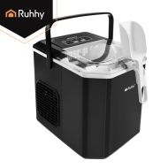 Ruhhy 27708 Výrobník ľadu 1,2 l čierny – 12 kg ľadu za 24 hodín