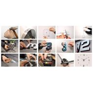 DIY veľké nástenné hodiny Ruhhy 22143