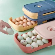 Nádoba na uskladnenie vajec EggBox - Ružová