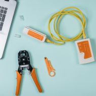 Tester káblov RJ45 / RJ11 + sieťové náradie XXL sada Bigstren 25835