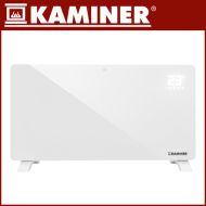 Sklenený elektrický ohrievač KAMINER ZELVA 2500 W – moderné kúrenie s Wi-Fi ovládaním a diaľkovým ov