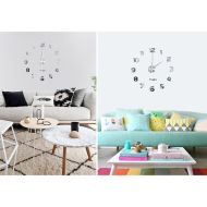 DIY veľké nástenné hodiny Ruhhy 22143