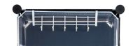Variabilný regálový systém na topánky 6 políc ISO 11743