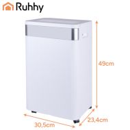 Odvlhčovač vzduchu Ruhhy Brisoo 2000 - 20 l/24 h, WiFi, higrostat, 4,3 l nádrž