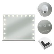 Kozmetické zrkadlo Soulima 108 LED 80×62 cm – dokonalé líčenie v hollywoodskom svetle