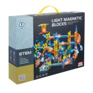 Magnetická stavebnica 3D s guličkovou dráhou 110 dielov ISO TRADE 25766