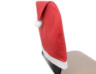 Vianočné poťahy na stoličke 6x + obrus Santa Claus 172 x130 cm ISO
