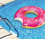 Nafukovací kruh Donut - Ružový
