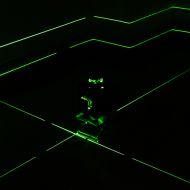 4D 16riadková laserová vodováha BIGSTREN – presný 360° zelený laser