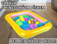 Nafukovacia podložka pod kinetický piesok