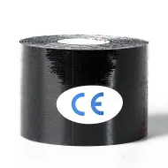 Kinesio Tejp 5 m × 5 cm - Čierna - KINESIOLOGY TAPE