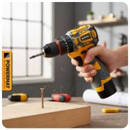 POWERMAT PM-WA-16.8V-1.5M aku vŕtačka / skrutkovač 16,8 V, 2× batéria 1,5 Ah, príslušenstvo