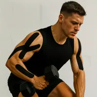 Kinesio Tejp 5 m × 5 cm - Čierna - KINESIOLOGY TAPE