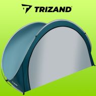 Samorozkladací stan plážový 200 x 120 x 110 cm modrobiela Trizand 21267