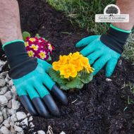 záhradné rukavice pre jednoduché hrabanie