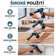ADM7105 Aku vytláčacia pištoľ na kartuše 20V