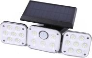 3-modulová solárna lampa s pohybovým čidlom 114 LED